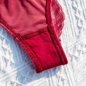 Breathable Sexy Comfortable Lingerie Lace Style Solid Sexy Underwear women's Panties - Product Image 5