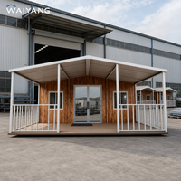 Maison préfabriquée pliable standard australienne de 2/3 chambres, 20 pieds, 40 pieds, extensible, conteneur, à vendre