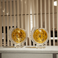 Apparence de conque décoration d'intérieur meubles de luxe décoration artificielle verrerie de couleur cristal