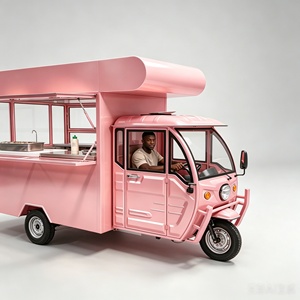 Carrito de Comida Plegable con Ruedas y Sistema Eléctrico para Venta de Helados, Café y Bocadillos - Product Image 4