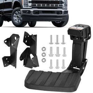 20223-2025 F250 F350 Super Duty <b>Car</b> Manual Auxiliary Pedal Upgrade Rear <b>Bed</b> Step Retractable Bumper Side Trunk Tailgate Step - Product Image 1