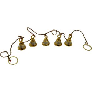 Cloche décorative Ghanti en laiton artisanal indien vintage pour décorations de maison et de mariage de temple - Product Image 2