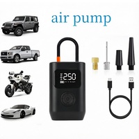 Car Cordless Rechargeable Air Pump Portable Multifunctional Digital Display Car Tire Inflator Pump Air Compressor