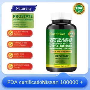Comprimidos para Suporte à Próstata, 100 Unidades, com Saw <span class=keywords><strong>Palmetto</strong></span>, Óleo de Semente de Abóbora, Cúrcuma, Quercetina, Estilo Mints, Rótulo Personalizado - Product Image 5