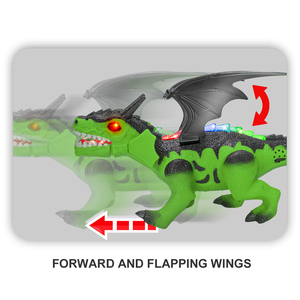 Giocattolo Elettronico <span class=keywords><strong>Drago</strong></span> di Fuoco Realistico con Ali Svolazzanti e Suoni Ruggenti per Bambini - Product Image 5