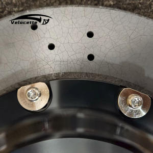 Rotor en céramique de carbone de fibre longue CCB enduit de carbure de silicium avec le jeu de plaquettes de frein pour Subaru Wrx BMW M4 G87 F90 <span class=keywords><strong>Audi</strong></span> Q5 Q7 <span class=keywords><strong>Q8</strong></span> - Product Image 6