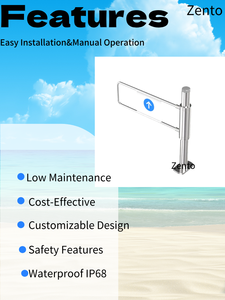 Barriera Girevole Manuale Zento Senza Elettricità, Facile Installazione, Bassa Manutenzione, Sicura per l'Ingresso di Sedie a Rotelle - Product Image 4
