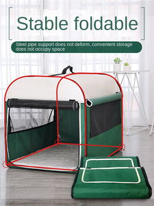 Perrera Universal para mascotas para las cuatro estaciones, perrera plegable para perros grandes y cálidos para invierno, jaula para interiores y exteriores, tienda de campaña con malla - Product Image 3