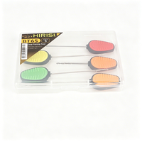 Ensemble d'aiguilles à appâter pour carpes HIRISI BT65, 5 pièces, aiguilles à bouillettes multicolores, outil d'appâtage pour la pêche à la carpe, accessoires pour la pêche à la carpe