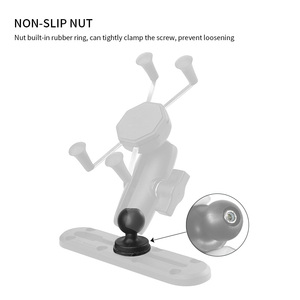 VINmounts soporte panel instrumentos coche, cabeza de bola 1 pulg, base bola deslizante modificada, riel T - Product Image 4