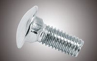 Long boulon de chariot de taille de filetage M16 finition zinguée tête hexagonale norme DIN OEM pris en charge pour laiton fer Monel 400 acier ordinaire