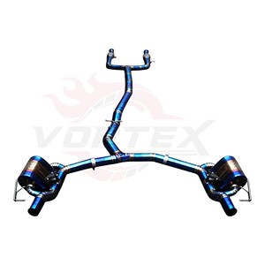 Vortex W205 C43 catback AMG ไทเทเนียมสีฟ้า2016-2023แบบเหวี่ยงประสิทธิภาพสูง - Product Image 1