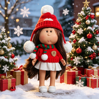 Poupée pomme de terre Kawaii 24 cm, 3 styles, tenue tricotée pour Noël et l'automne, avec boîte cadeau, décoration de fêtes, cadeau pour filles