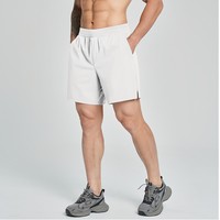 Shorts de course pour hommes, taille mi-haute, élastique, en Spandex/Nylon, séchage rapide, avec poches latérales, pour le sport, la gym, style décontracté
