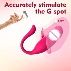 Gerçekçi Titreşimli Yapay Penis USB Uygulama Kontrollü Vajina Anal Klitoral Çift Oyunları Titreşimli Külot Vibratör Kadınlar için Seks Oyuncakları - Product Image 3