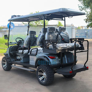 로베타 핫세일 오프로드 도로주행 가능 48V 72V 리튬 배터리 카트 자동차 버기 6인승 전기 골프 카트 - Product Image 5