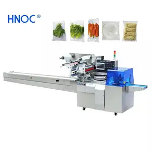 Automatic Servo Motor Soap Bread Burger Chocolate Biscuit Bag Horizontal Pillow Flow Wrapping Packing Machine