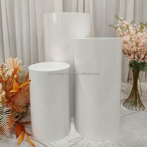 Soporte de Exhibición de Postres de Boda, Base de Pastel de Boda, Cilindro de Plataforma Alta de Metal, Novedad, Tamaño Personalizable, Color para Fiesta - Product Image 2