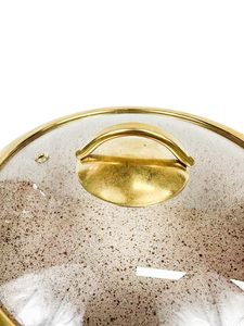 Ensemble de 9 ustensiles de cuisine en aluminium moulé sous pression avec revêtement en marbre noir, fond à induction, antiadhésif, céramique - Product Image 5