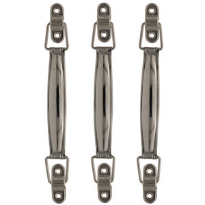 Muebles de Cajón Negro caja de oro antiguo de metal plano mango - Product Image 5