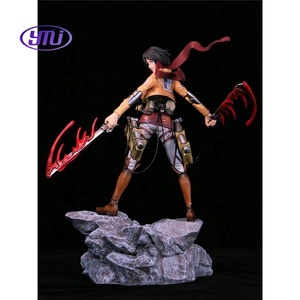 Attack on Titan Capitán Levi Figura Mikasa Ackerman Modelo DE ACCIÓN PVC para Fans Figura de colección Anime - Product Image 4