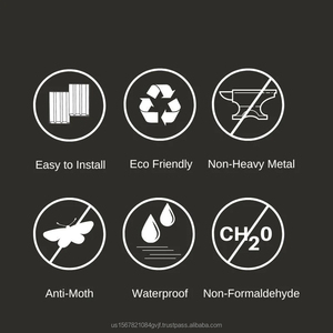 Panel acústico para interiores, decoración de madera, Color, eficiencia energética, resistente a la intemperie, antiarañazos, Panel de pared WPC, efectos 3D - Product Image 5