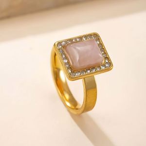 Women's Stainless Steel <b>Gold</b> Plated Vintage <b>Ring</b> Cross Border Multi Direct Factory Quote Wholesalers Corrosion Resistant - Product Image 5
