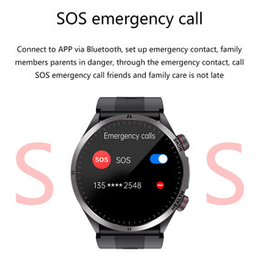 Smartwatch S26 con Display AMOLED, ECG, Pompa d'Aria Precisa per la Pressione Sanguigna, SOS, Monitoraggio della Temperatura Corporea, Orologio Intelligente Unisex - Product Image 5