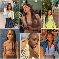 Cheveux à tresser pré-étirés 26 pouces, extensions de cheveux à tresser professionnelles, tresses synthétiques au crochet