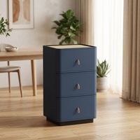 Table de chevet moderne à 2 tiroirs en bois massif, meuble de rangement pour chambre et salon, nouveau design
