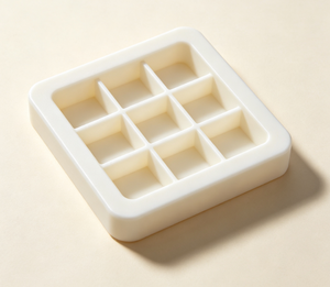 Composant de cadre structurel en plastique personnalisé avec structure en grille, moule classe 101, tolérances de 0,1 à 0,3 mm ; imprimable en 3D - Product Image 3