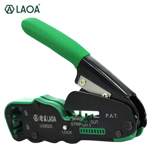 Laoa Uốn Tóc bồng Kìm crimper Mạng Công cụ cáp vũ nữ Thoát Y dây Cutter cắt plier thiết bị đầu cuối uốn công cụ di động - Product Image 1