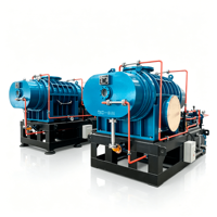Compresseur d'air fixe refroidi par air personnalisable Zhongyi 220V Roots avec capacité d'air de 18-1050 m³/min et fonctionnement silencieux