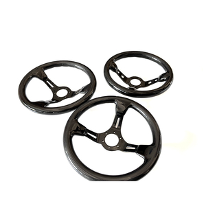 <span class=keywords><strong>Volant</strong></span> de voiture de course universel brillant en fibre de carbone véritable 350mm 320mm - Product Image 6