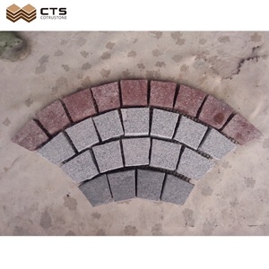 Đá Cuội Đá Granite Màu Đỏ Đá Lát Giá Rẻ Nhiều Màu Khối Lập Phương Thiết Kế Tùy Chỉnh Bán Sỉ - Product Image 6