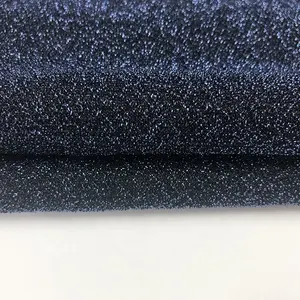 material supplier lame knitted Glitter clothing metallic fabric