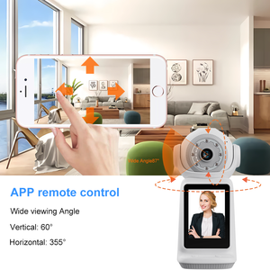 V380pro 3MP Red CCTV DE SEGURIDAD IPC 360 grados Cámara de videollamada visual inalámbrica Seguimiento de movimiento Sirena incorporada Móvil - Product Image 5