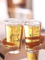 Verres à bière personnalisés en gros de 16 oz et 20 oz, résistants aux hautes températures, type tasse de dégustation