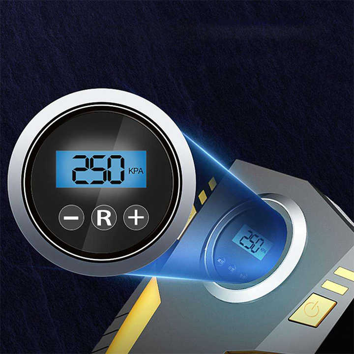 Portable 12V Electric Car Tire Inflation Pump ABS Material Tire