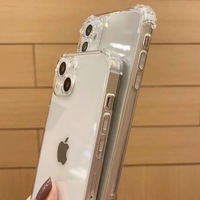 1.5MM trou de précision sacs gonflables coin pour Protection coque de téléphone transparente coque arrière en TPU transparent pour iPhone 15 Pro Max
