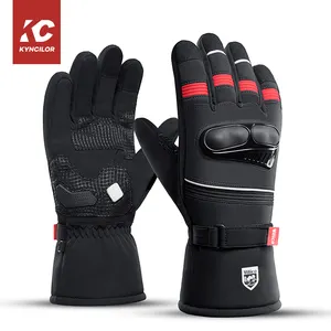 Winter Leather Motorcycle Gloves Men Motorbike Riding Gloves Touch Screen Motocross Racing Gloves