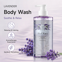 Fabricant de gel douche à la lavande en marque privée, gel douche aromathérapeutique personnalisé, produits de soin corporel, Chine
