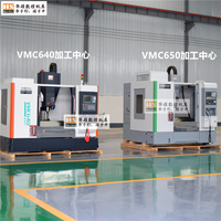 Vmc640 Fraiseuse CNC de haute précision Centre d'usinage vertical en acier inoxydable