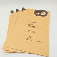 Buse en papier kraft personnalisée 2L 3L Pochettes debout pour aliments, eau potable, détergent à lessive, savon pour les mains, sacs d'emballage avec bec verseur