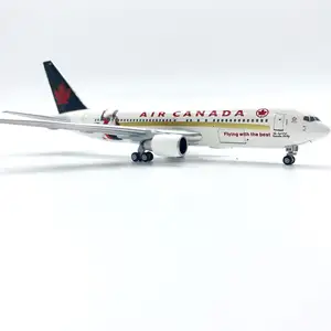 โมเดลเครื่องบินมาตราส่วน1:400 767-200 Air Canada C-FBEG 400โมเดลเครื่องบิน Diecast