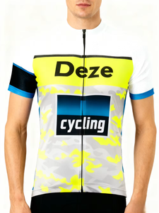 Maillot de cyclisme personnalisé de qualité supérieure, séchage rapide, respirant, anti-UV UPF 50, manches courtes, maillot de vélo de route pour hommes - Product Image 4