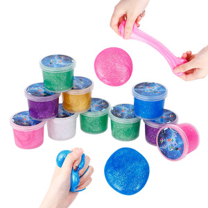 Slime de Cristal con Diseño de Cielo Estrellado en Frascos Pequeños, Slime de Colores Mezclados, Pegamento Espumoso, Fabricante de Slime al por Mayor - Product Image 2