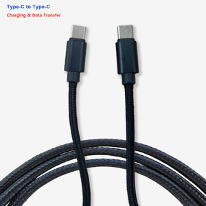 Cable de Carga Rápida USB C a USB C al por Mayor, con Cubierta de Nailon Trenzado para Android, Samsung, Xiaomi, Oppo, Cable de Carga Tipo C - Product Image 2