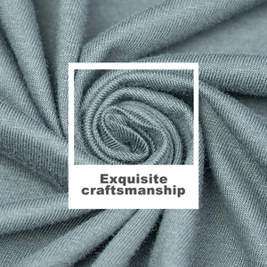 Nhà Máy Cổ Phiếu 100% Chải Kỹ Bông 32S Sợi 140gsm Hữu Cơ Trọng Lượng Nhẹ Thoáng Khí Activewear Bìa Vải Duy Nhất Jersey - Product Image 4