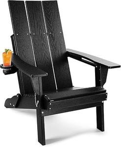 Chaise Adirondack moderne OEM, glacière pliable en bois pour balcon, terrasse, plage, pelouse, jardin, mobilier d'extérieur - Product Image 1